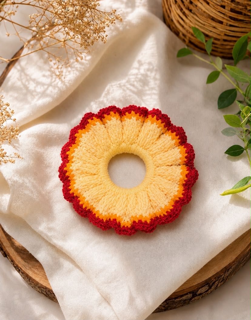 Sunshine Bloom Scrunchie 